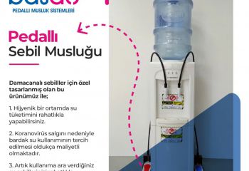 Pedallı Sebil Musluğu